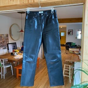 AGOLDE 90S PINCH WAIST LEATHER JEANS LIKE NEW